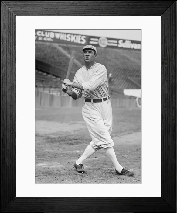 Framed Print : Tris Speaker in 1912, during his best season in Major League baseball Framed Print : Tris Speaker in 1912, during his best season in Major League baseball