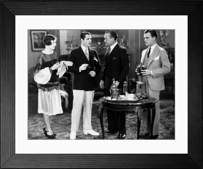Framed Print : THE GREAT GATSBY, from left, Lois Wilson, Warner Baxter, Hale Hamilton, Neil Hamilton, 1926 Framed Print : THE GREAT GATSBY, from left, Lois Wilson, Warner Baxter, Hale Hamilton, Neil Hamilton, 1926