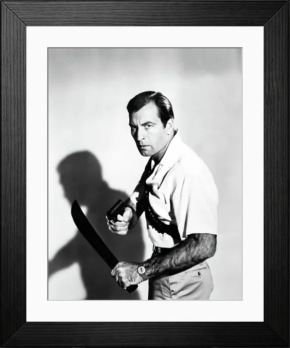 Framed Print : HUK!, George Mongtomery, 1956 Framed Print : HUK!, George Mongtomery, 1956