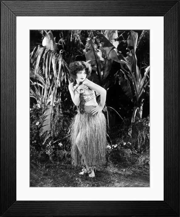 Framed Print : HULA, Clara Bow, 1927
