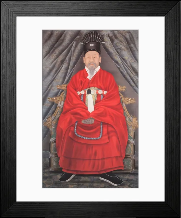Framed Print : Emperor Gojong of Korea, c. 1880-90