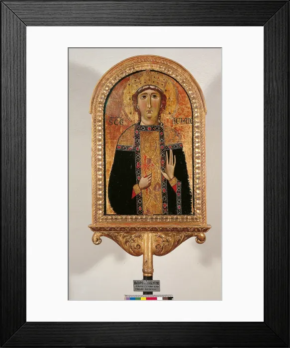 Framed Print : Painted Processional Standard