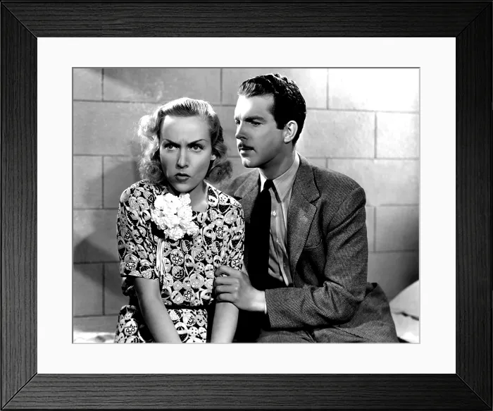 Framed Print : TRUE CONFESSION, Carole Lombard, Fred MacMurray, 1937, deep in thought Framed Print : TRUE CONFESSION, Carole Lombard, Fred MacMurray, 1937, deep in thought