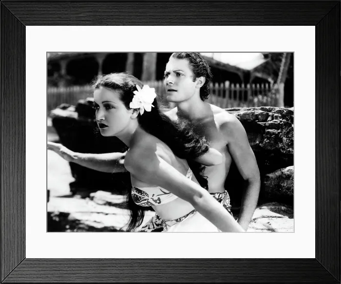 Framed Print : THE HURRICANE, Dorothy Lamour, Jon Hall, 1937 Framed Print : THE HURRICANE, Dorothy Lamour, Jon Hall, 1937