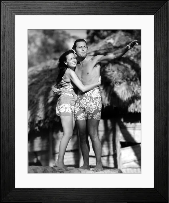 Framed Print : THE HURRICANE, Dorothy Lamour, Jon Hall, 1937