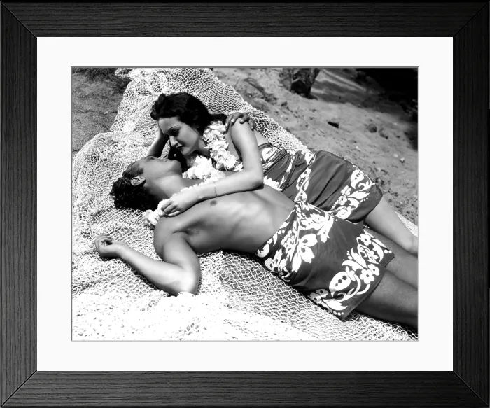 Framed Print : THE HURRICANE, Jon Hall, Dorothy Lamour, 1937 Framed Print : THE HURRICANE, Jon Hall, Dorothy Lamour, 1937
