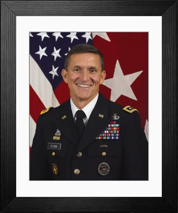 Framed Print : Lt. Gen. Michael T. Flynn, Director of the Defense Intelligence Agency from June 2012-August 2014