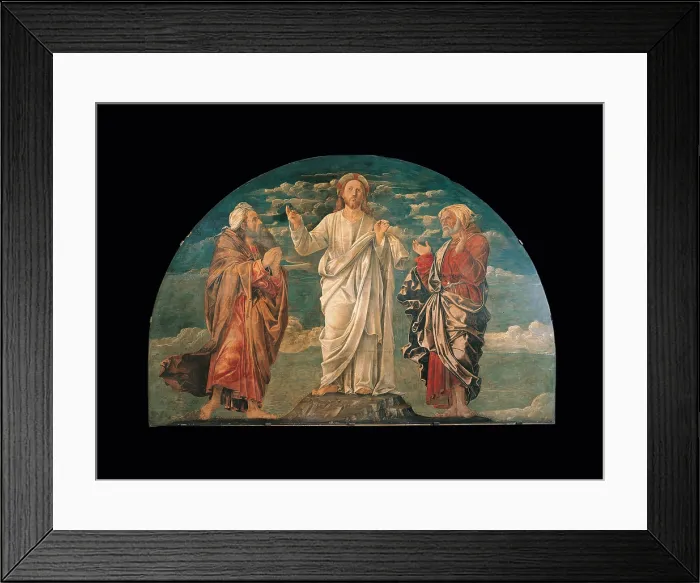 Framed Print : The Transfiguration, by Girolamo da Aviano Strazzaroli, 15th Century, - Italy, Veneto, Venice, Accademia Art Galleries. All