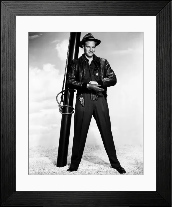 Framed Print : THE GREATEST SHOW ON EARTH, Charlton Heston, 1952 Framed Print : THE GREATEST SHOW ON EARTH, Charlton Heston, 1952