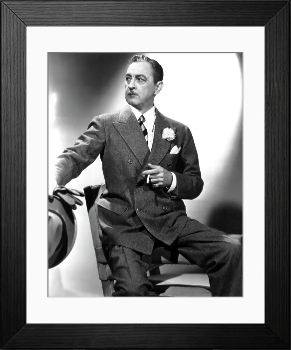 Framed Print : THE GREAT PROFILE, John Barrymore, 1940. TM and Copyright (c)20th Century Fox Film Corp. All rights reserved
