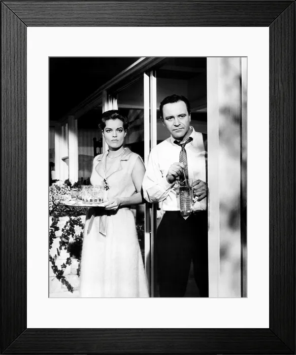 Framed Print : GOOD NEIGHBOR SAM, from left: Romy Schneider, Jack Lemmon, 1964