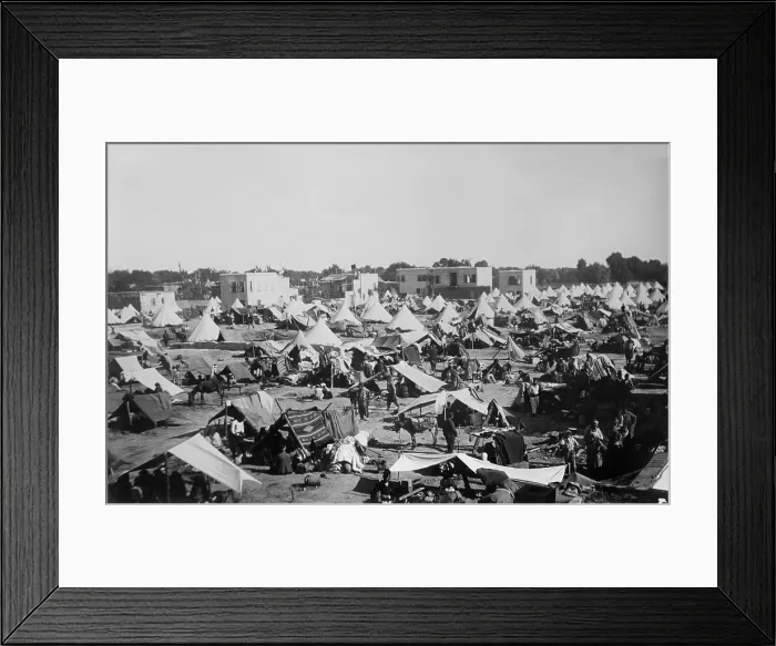 Framed Print : Armenian refugee camp in Gaziantep after the massacres in Adana Province. July 1909. The camp was run by the Armenian Relief Committee. (BSLOC_2013_5_24) Framed Print : Armenian refugee camp in Gaziantep after the massacres in Adana Province. July 1909. The camp was run by the Armenian Relief Committee. (BSLOC_2013_5_24)