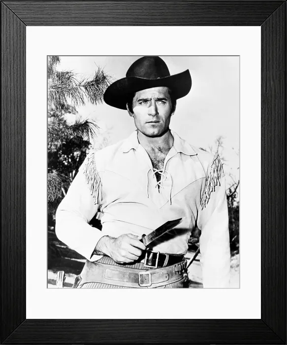 Framed Print : GOLD OF THE SEVEN SAINTS, Clint Walker, 1961