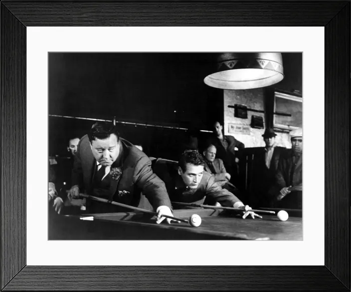 Framed Print : THE HUSTLER, Jackie Gleason, Paul Newman, 1961, TM & Copyright (c) 20th Century Fox Film Corp. All rights reserved Framed Print : THE HUSTLER, Jackie Gleason, Paul Newman, 1961, TM & Copyright (c) 20th Century Fox Film Corp. All rights reserved