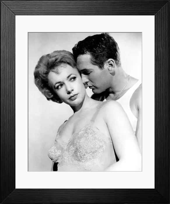 Framed Print : THE HUSTLER, Piper Laurie, Paul Newman, 1961, TM & Copyright (c) 20th Century Fox Film Corp. All rights reserved
