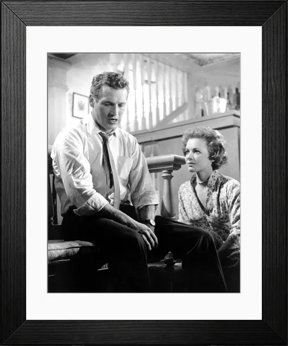 Framed Print : THE HUSTLER, Paul Newman, Piper Laurie, 1961, TM and Copyright (c)20th Century Fox Film Corp. All rights reserved Framed Print : THE HUSTLER, Paul Newman, Piper Laurie, 1961, TM and Copyright (c)20th Century Fox Film Corp. All rights reserved