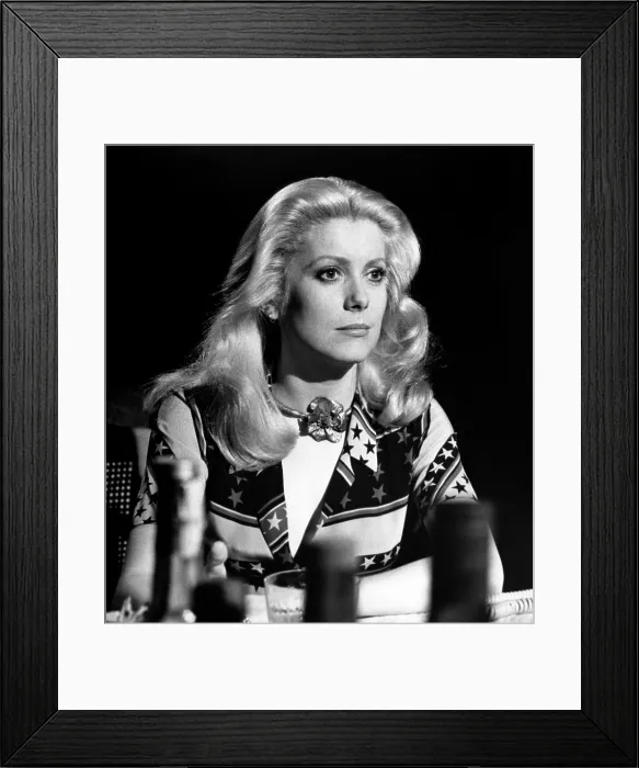 Framed Print : HUSTLE, Catherine Deneuve, 1975 Framed Print : HUSTLE, Catherine Deneuve, 1975