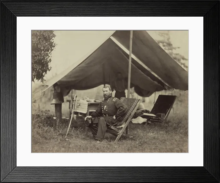 Framed Print : Major General Philip Sheridan led the Cavalry Corps of the Army of the Potomac in 1864-65