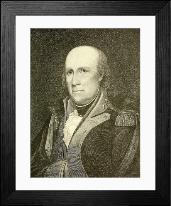 Framed Print : American Revolution. George Rogers Clark led militia soldiers in the northwestern frontier during the American War of Independence Framed Print : American Revolution. George Rogers Clark led militia soldiers in the northwestern frontier during the American War of Independence