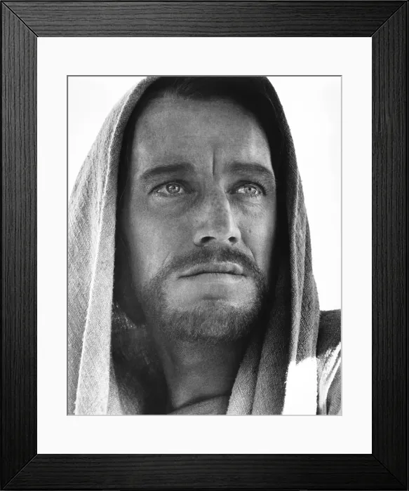 Framed Print : THE GREATEST STORY EVER TOLD, Max von Sydow, 1965