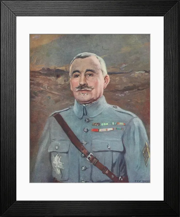 Framed Print : General Robert Nivelle planned and commanded the disastrous Nivelle Offensive in France in 1917. (BSLOC_2013_5_36) Framed Print : General Robert Nivelle planned and commanded the disastrous Nivelle Offensive in France in 1917. (BSLOC_2013_5_36)