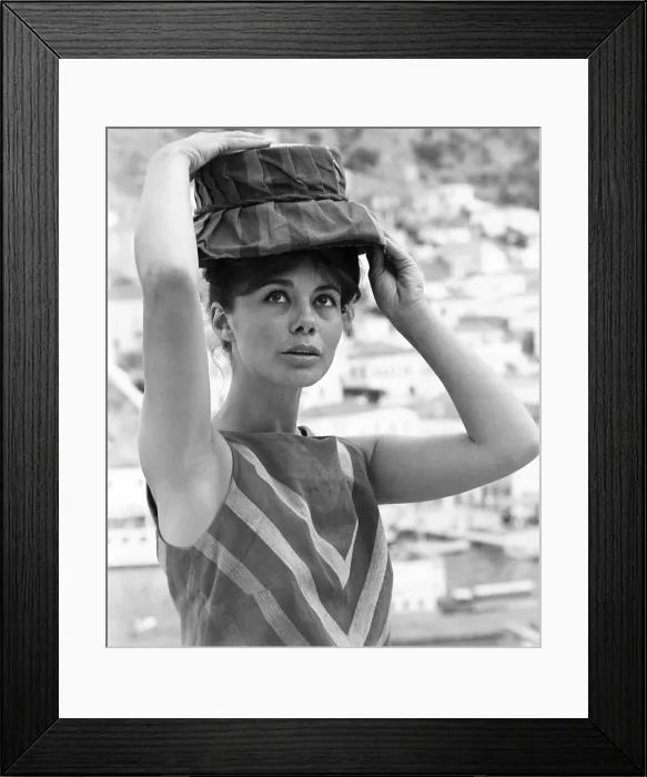Framed Print : ISLAND OF LOVE, Giorgia Moll, on location, the Greek island of Hydra, 1963
