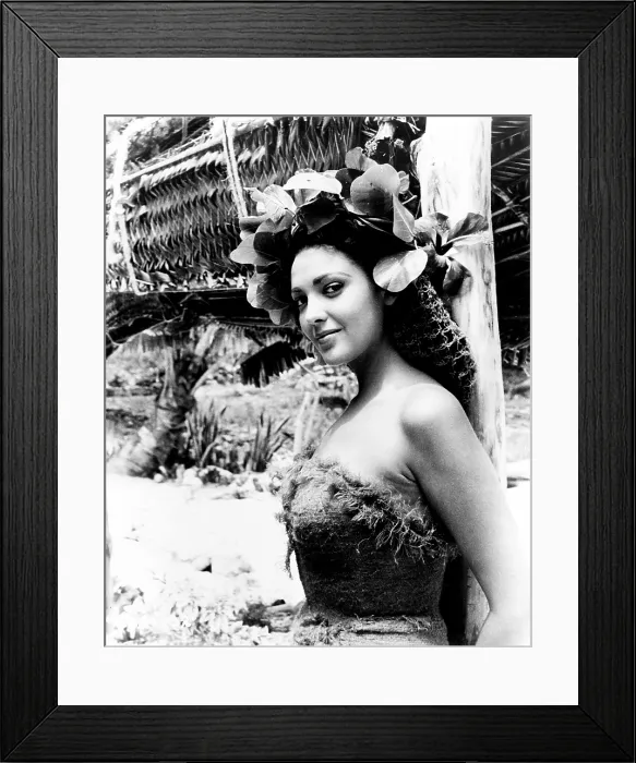 Framed Print : ISLAND OF DESIRE, (aka SATURDAY ISLAND), Linda Darnell, 1952 Framed Print : ISLAND OF DESIRE, (aka SATURDAY ISLAND), Linda Darnell, 1952