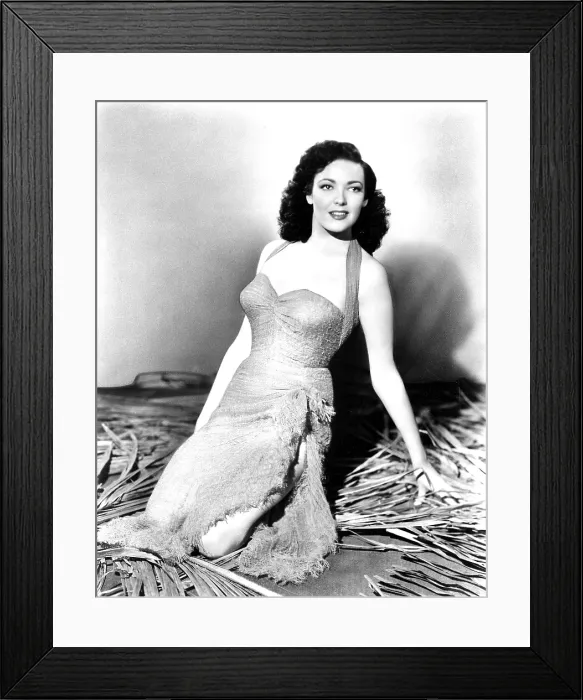 Framed Print : ISLAND OF DESIRE, (aka SATURDAY ISLAND), Linda Darnell, 1952