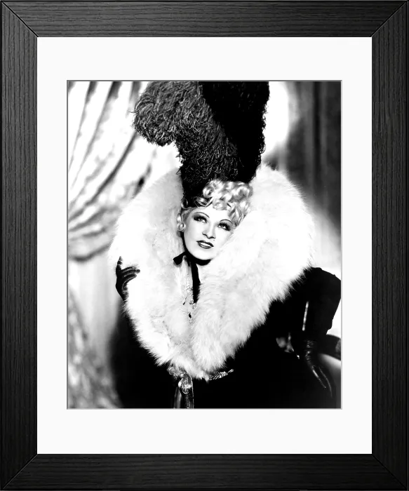 Framed Print : GOIN TO TOWN, Mae West (in a costume by Travis Banton), 1935