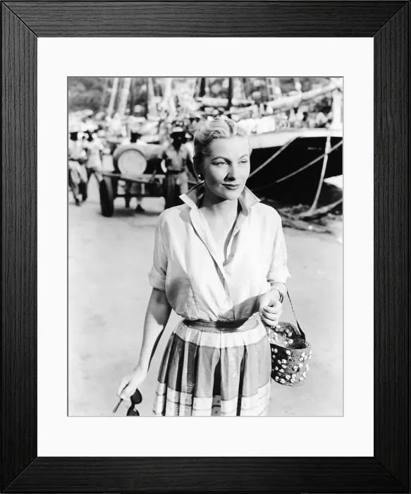 Framed Print : ISLAND IN THE SUN, Joan Fontaine, 1957, TM & Copyright 20th Century Fox Film Corp. / courtesy Everett Collection Framed Print : ISLAND IN THE SUN, Joan Fontaine, 1957, TM & Copyright 20th Century Fox Film Corp. / courtesy Everett Collection