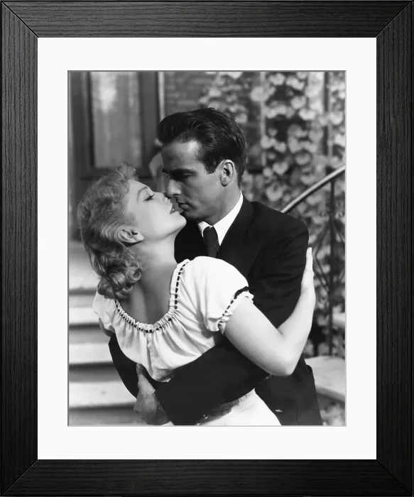 Framed Print : I CONFESS, from left, Anne Baxter, Montgomery Clift, 1953