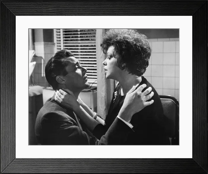 Framed Print : I COULD GO ON SINGING, from left: Dirk Bogarde, Judy Garland, 1963 Framed Print : I COULD GO ON SINGING, from left: Dirk Bogarde, Judy Garland, 1963