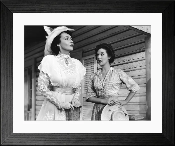 Framed Print : I'D CLIMB THE HIGHEST MOUNTAIN, from left, Lynn Bari, Susan Hayward, 1951, 20th Century Fox, TM & copyright / Courtesy: Everett Collection