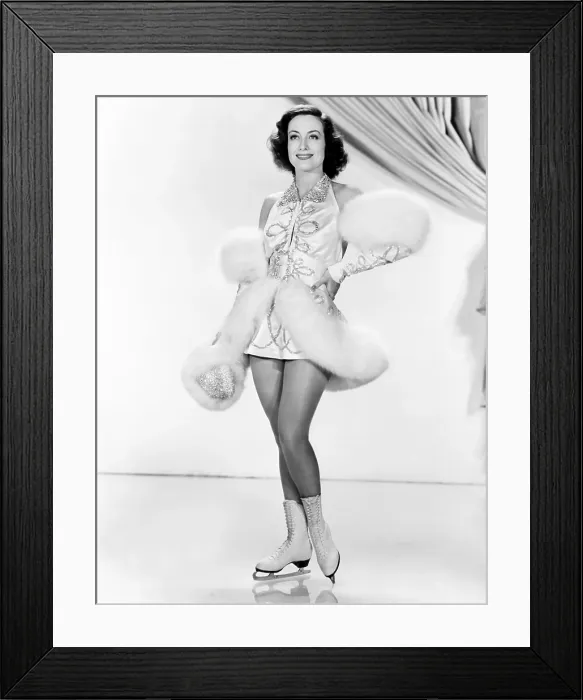 Framed Print : THE ICE FOLLIES OF 1939, Joan Crawford, 1939