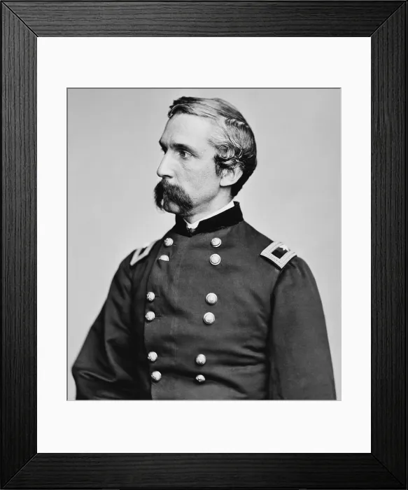 Framed Print : Col. Joshua Chamberlain commanded the 20th Maine Volunteer Infantry Regiment in the Battle of Gettysburg