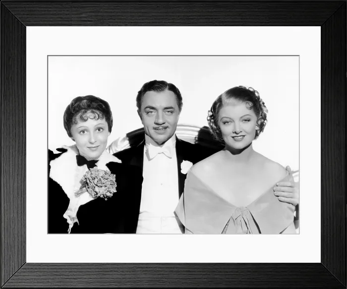 Framed Print : THE GREAT ZIEGFELD, Luise Rainer, William Powell, Myrna Loy, 1936