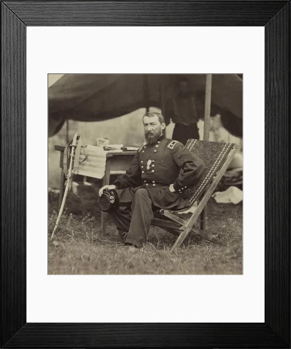 Framed Print : Major General Philip Sheridan led the Cavalry Corps of the Army of the Potomac in 1864-65