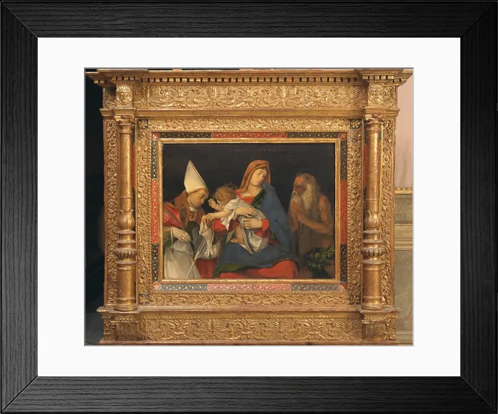 Framed Print : Wooden frame (Veneto), by Unknown artist, 15th Century, 1500, gouache gilding with red bole preparation, cm 77 x 55 x 22 - Italy, Lazio, Rome, Borghese Gallery Framed Print : Wooden frame (Veneto), by Unknown artist, 15th Century, 1500, gouache gilding with red bole preparation, cm 77 x 55 x 22 - Italy, Lazio, Rome, Borghese Gallery