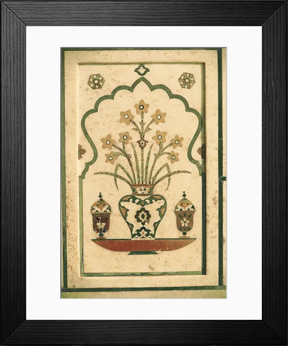 Framed Print : Mausoleum of Itimad ud Daulah, by Unknown Artist, 1622 - 1628, 17th Century, - India, Uttar Pradesh, Agra, Agra, Mausoleum of Itimad-ud-Daulah