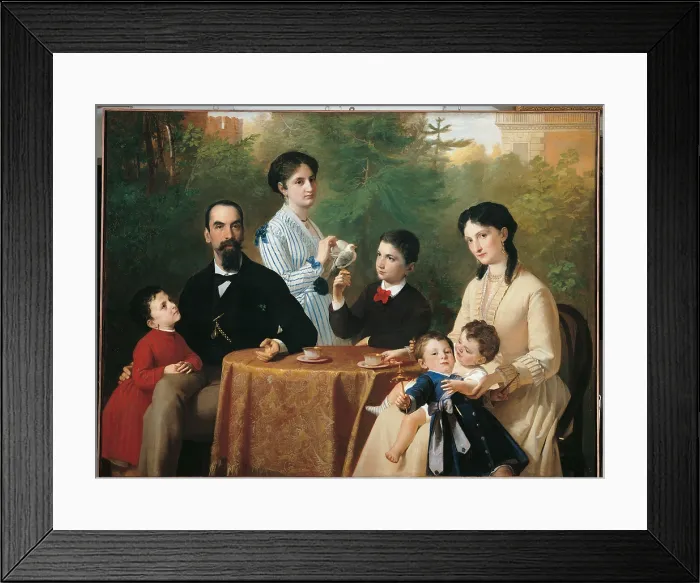 Framed Print : The Guastalla Family, by Adeodato Malatesta, 1871, 19th Century, - Italy, Emilia Romagna, Modena, Estense Galley Framed Print : The Guastalla Family, by Adeodato Malatesta, 1871, 19th Century, - Italy, Emilia Romagna, Modena, Estense Galley