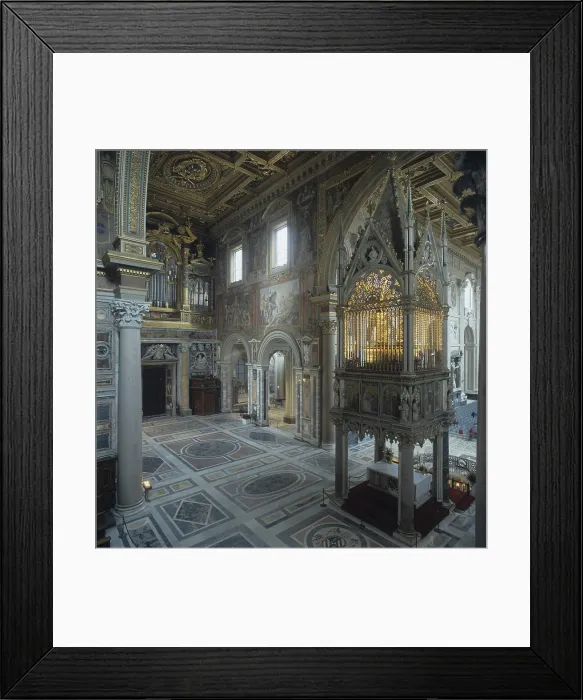 Framed Print : Basilica of Saint Giovanni in Laterano a Roma, by Francesco Castelli detto Borromini, Domenico Fontana, Alessandro Galilei, 1580 - 1599, 16th Century, architecture - Italy, Lazio Framed Print : Basilica of Saint Giovanni in Laterano a Roma, by Francesco Castelli detto Borromini, Domenico Fontana, Alessandro Galilei, 1580 - 1599, 16th Century, architecture - Italy, Lazio