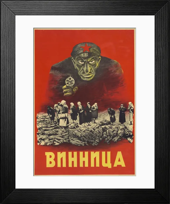 Framed Print : Nazi anti-Semitic poster of the early 1940s, when Germany occupied Soviet Ukraine Framed Print : Nazi anti-Semitic poster of the early 1940s, when Germany occupied Soviet Ukraine