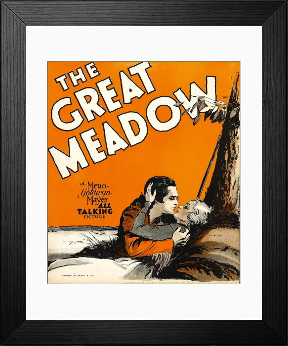 Framed Print : THE GREAT MEADOW, window card, 1931