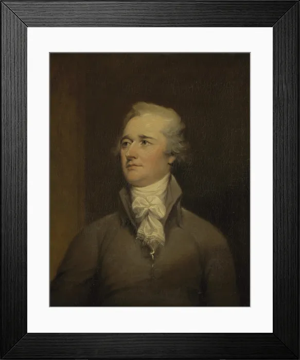 Framed Print : Alexander Hamilton, by John Trumbull, 1792, American painting, oil on canvas. (BSLOC_2019_4_85)