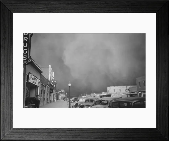 Framed Print : Dust storm, Elkhart, Kansas, May 1937. (BSLOC_2013_7_20)