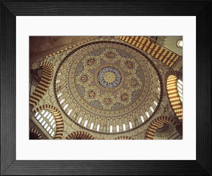 Framed Print : Selimye Cami (Mosque of Selim), by Mimar Sinan, 1568 - 1575, 16th Century, - Turkey, Edirne, Selimye Cami (Mosque of Selim). View Selimye Cami, Mosque of Selim