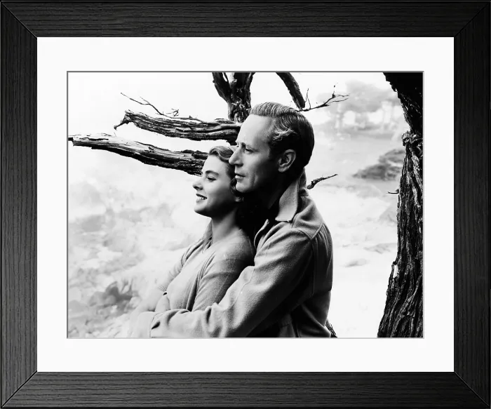 Framed Print : INTERMEZZO: A LOVE STORY, from left, Ingrid Bergman, Leslie Howard, 1939
