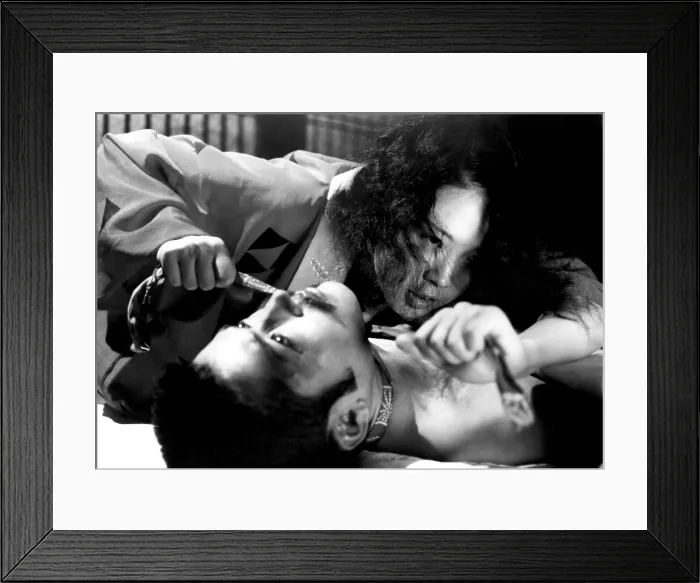 Framed Print : IN THE REALM OF THE SENSES, (aka AI NO CORRIDA), Tatsuya Fuji, Eiko Matsuda, 1976 Framed Print : IN THE REALM OF THE SENSES, (aka AI NO CORRIDA), Tatsuya Fuji, Eiko Matsuda, 1976
