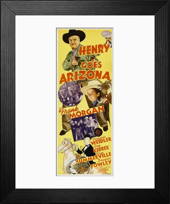 Framed Print : HENRY GOES ARIZONA, top: Frank Morgan, 1939 Framed Print : HENRY GOES ARIZONA, top: Frank Morgan, 1939