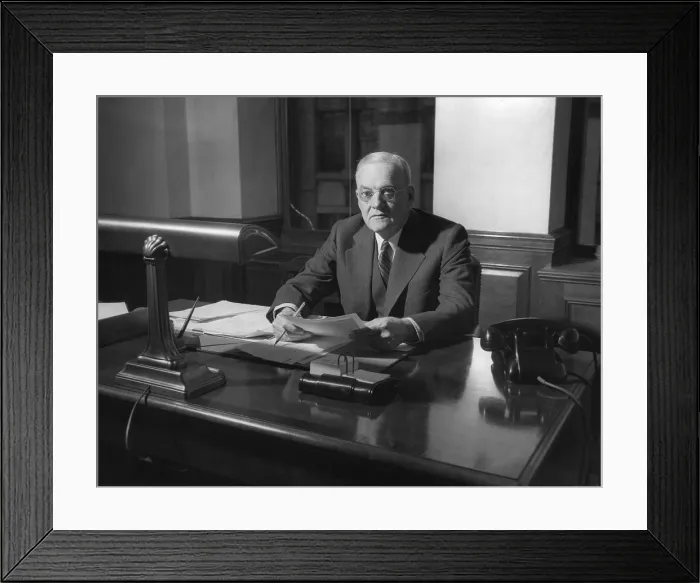 Framed Print : John Foster Dulles after his 1949 Senate service and before his 1953 nomination for Sec. of State Framed Print : John Foster Dulles after his 1949 Senate service and before his 1953 nomination for Sec. of State